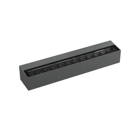Redo Aroos sötétszürke vízvédett LED kültéri fali lámpa (RED-90936) LED 1 izzós IP65