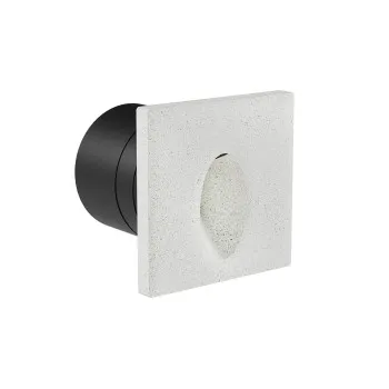 Redo Bast elefántcsont vízvédett LED kültéri falba süllyesztett lámpa (RED-91199) LED 1 izzós IP65