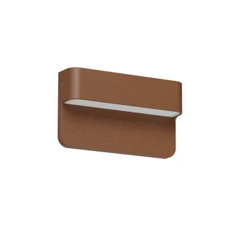 Redo Kant corten-fehér vízvédett LED kültéri fali lámpa (RED-91011) LED 1 izzós IP65