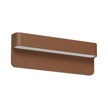 Redo Kant corten-fehér vízvédett LED kültéri fali lámpa (RED-91019) LED 1 izzós IP65