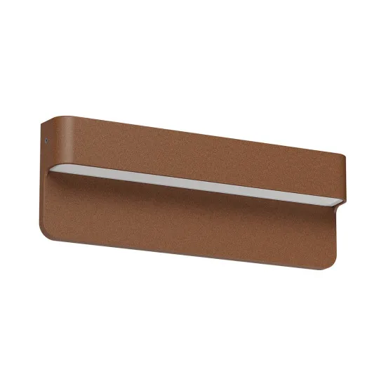 Redo Kant corten-fehér vízvédett LED kültéri fali lámpa (RED-91019) LED 1 izzós IP65