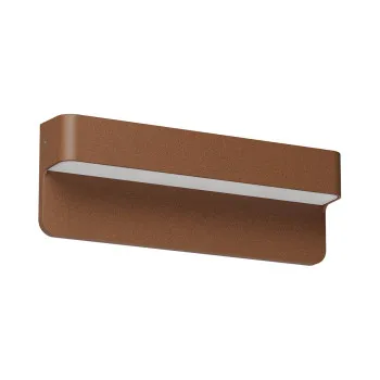 Redo Kant corten-fehér vízvédett LED kültéri fali lámpa (RED-91023) LED 1 izzós IP65