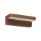 Redo Kant corten-fehér vízvédett LED kültéri fali lámpa (RED-91027) LED 1 izzós IP65