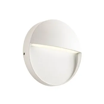 Redo Lander szatén fehér vízvédett LED kültéri fali lámpa (RED-90836) LED 1 izzós IP54
