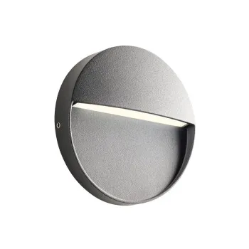 Redo Lander sötétszürke vízvédett LED kültéri fali lámpa (RED-90837) LED 1 izzós IP54