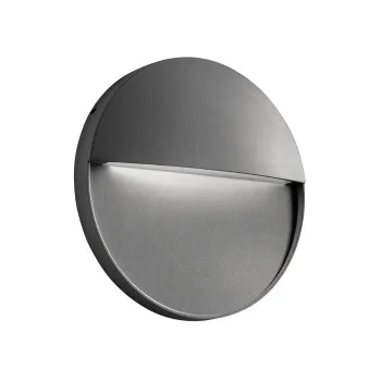 Redo Lander sötétszürke vízvédett LED kültéri fali lámpa (RED-90841) LED 1 izzós IP54