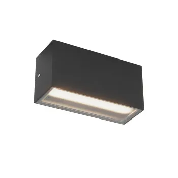Redo Limas fekete vízvédett LED kültéri fali lámpa (RED-91222-DALI) LED 1 izzós IP65