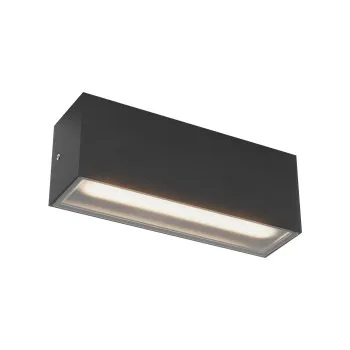 Redo Limas fekete vízvédett LED kültéri fali lámpa (RED-91230) LED 1 izzós IP65