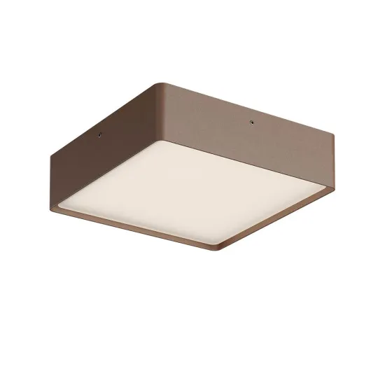 Redo Nox corten-fehér vízvédett LED kültéri mennyezeti lámpa (RED-91051-DALI) LED 1 izzós IP65