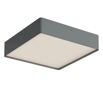 Redo Nox sötétszürke-fehér vízvédett LED kültéri mennyezeti lámpa (RED-91054) LED 1 izzós IP65