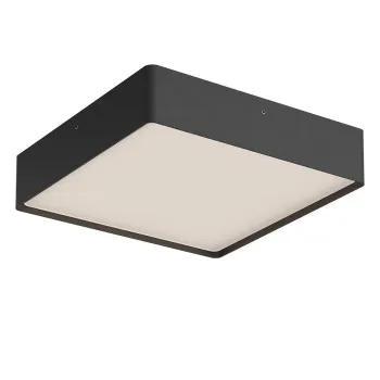 Redo Nox fekete-fehér vízvédett LED kültéri mennyezeti lámpa (RED-91056) LED 1 izzós IP65