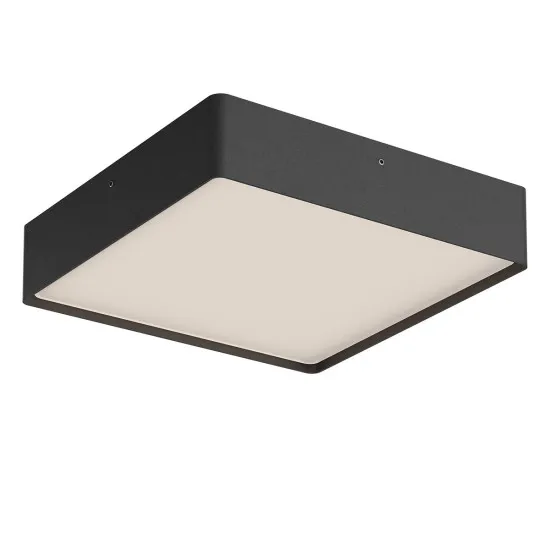 Redo Nox fekete-fehér vízvédett LED kültéri mennyezeti lámpa (RED-91056) LED 1 izzós IP65