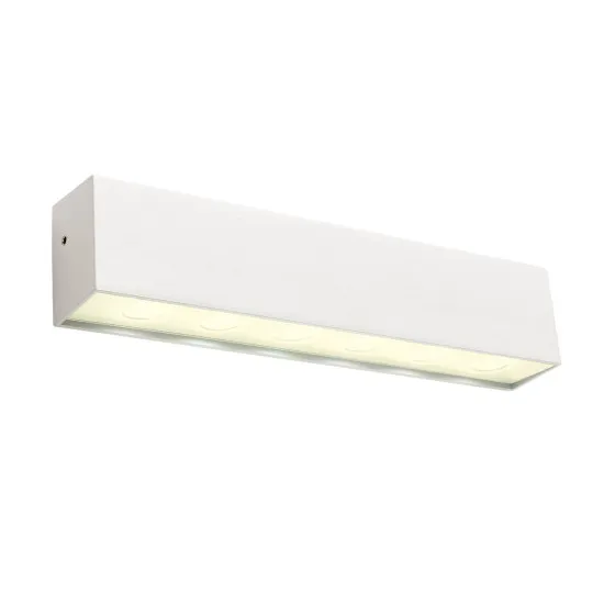 Redo Omnia szatén fehér vízvédett LED kültéri fali lámpa (RED-90790) LED 1 izzós IP54