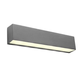 Redo Omnia sötétszürke vízvédett LED kültéri fali lámpa (RED-90791) LED 1 izzós IP54