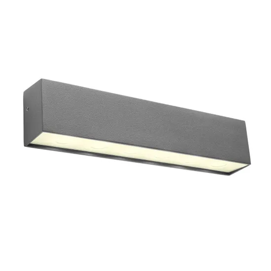 Redo Omnia sötétszürke vízvédett LED kültéri fali lámpa (RED-90791) LED 1 izzós IP54