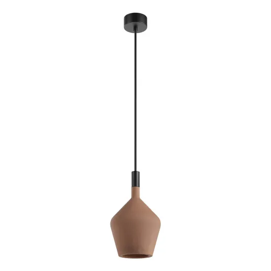 Redo Potter terrakotta-fekete vízvédett kültéri függesztett lámpa (RED-90976) GU10 1 izzós IP65
