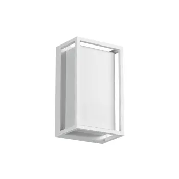 Redo Quadris fehér vízvédett LED kültéri fali lámpa (RED-90744) LED 1 izzós IP54
