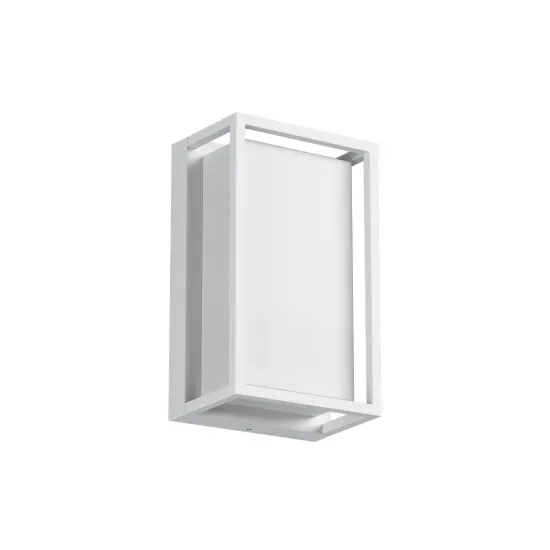 Redo Quadris fehér vízvédett LED kültéri fali lámpa (RED-90744) LED 1 izzós IP54