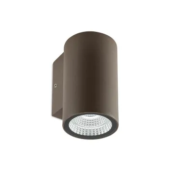 Redo Ram sötétbarna vízvédett LED kültéri fali lámpa (RED-90806) LED 1 izzós IP65