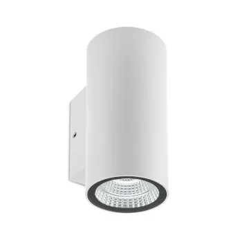 Redo Ram fehér vízvédett LED kültéri fali lámpa (RED-90807) LED 2 izzós IP65
