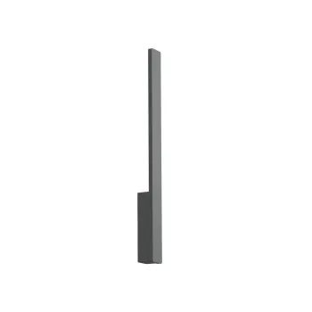 Redo Reflexa sötétszürke vízvédett LED kültéri fali lámpa (RED-90870) LED 1 izzós IP54