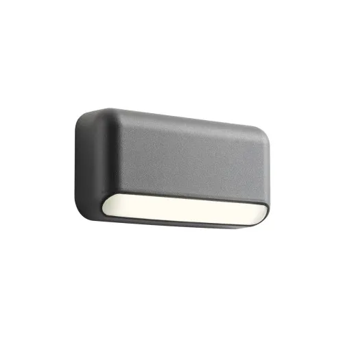 Redo Sapo sötétszürke vízvédett LED kültéri fali lámpa (RED-90847) LED 1 izzós IP65