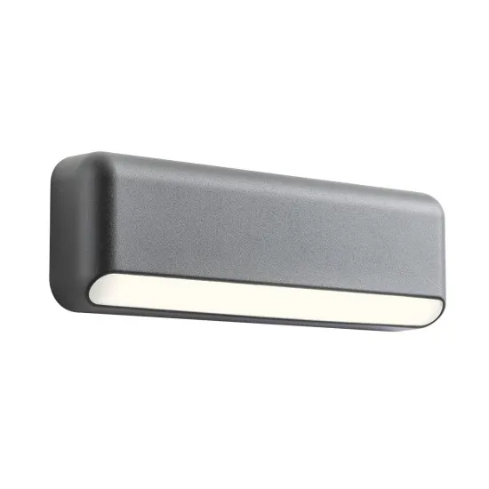 Redo Sapo sötétszürke vízvédett LED kültéri fali lámpa (RED-90849) LED 1 izzós IP65