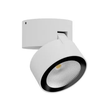 Redo Shaft matt fehér, átlátszó-átlátszó vízvédett LED kültéri fali lámpa (RED-90626) LED 1 izzós IP65