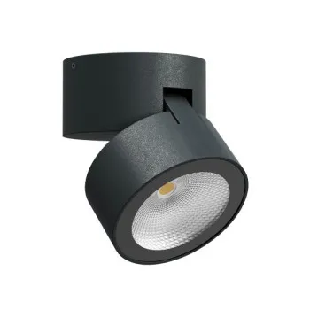 Redo Shaft sötétszürke, átlátszó-átlátszó vízvédett LED kültéri fali lámpa (RED-90627) LED 1 izzós IP65