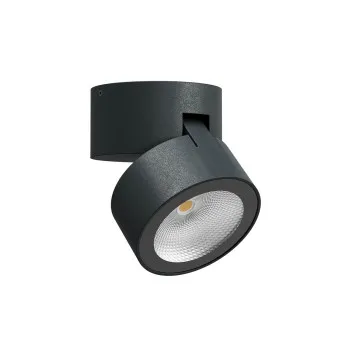 Redo Shaft sötétszürke-átlátszó vízvédett LED kültéri fali lámpa (RED-90829) LED 1 izzós IP65