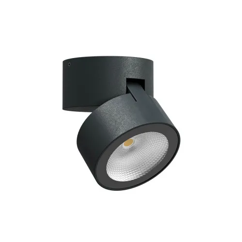 Redo Shaft sötétszürke-átlátszó vízvédett LED kültéri fali lámpa (RED-90829) LED 1 izzós IP65