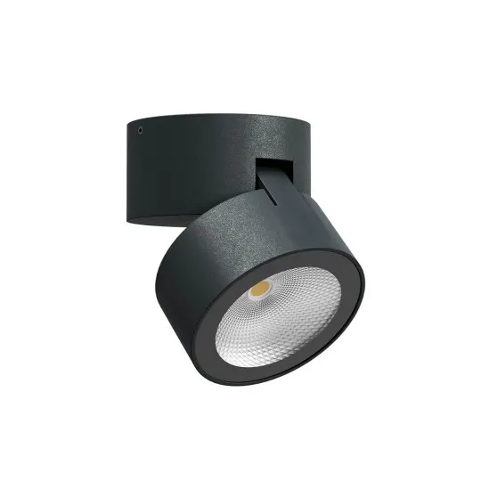 Redo Shaft sötétszürke-átlátszó vízvédett LED kültéri fali lámpa (RED-90829) LED 1 izzós IP65