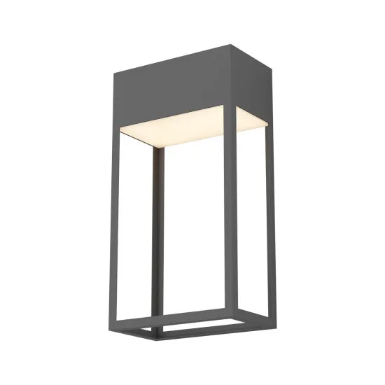 Redo Stand sötétszürke-fehér vízvédett LED kültéri fali lámpa (RED-90734) LED 1 izzós IP65