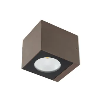 Redo Teko sötétbarna vízvédett LED kültéri fali lámpa (RED-90797) LED 1 izzós IP65