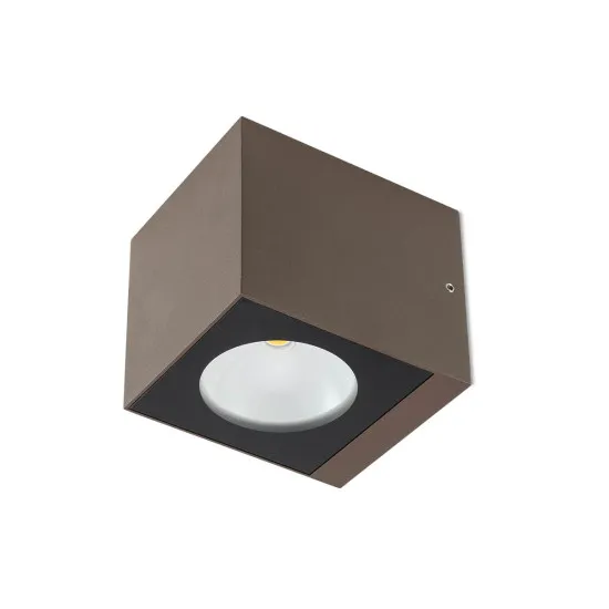 Redo Teko sötétbarna vízvédett LED kültéri fali lámpa (RED-90800) LED 1 izzós IP65