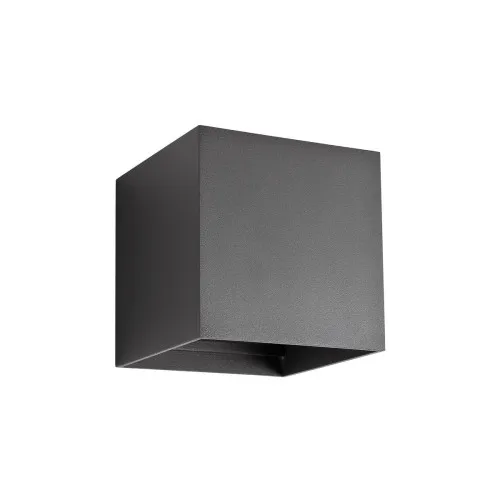 Redo Vary sötétszürke vízvédett LED kültéri fali lámpa (RED-90751) LED 2 izzós IP54