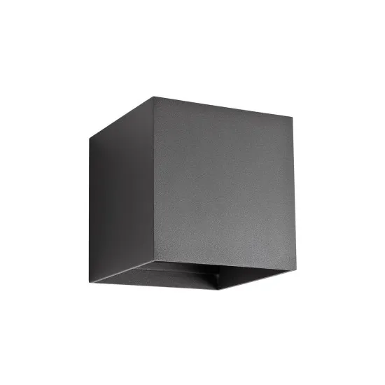 Redo Vary sötétszürke vízvédett LED kültéri fali lámpa (RED-90751) LED 2 izzós IP54
