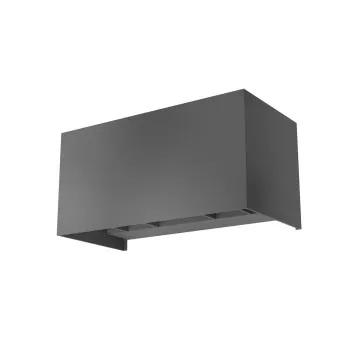 Redo Vary sötétszürke vízvédett LED kültéri fali lámpa (RED-90757) LED 4 izzós IP54