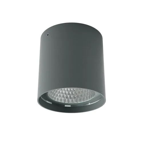 Redo Xia sötétszürke vízvédett LED kültéri mennyezeti lámpa (RED-91202) LED 1 izzós IP65