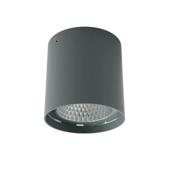 Redo Xia sötétszürke vízvédett LED kültéri mennyezeti lámpa (RED-91208) LED 1 izzós IP65