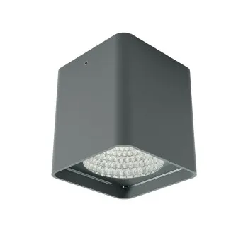 Redo Xia sötétszürke vízvédett LED kültéri mennyezeti lámpa (RED-91211) LED 1 izzós IP65