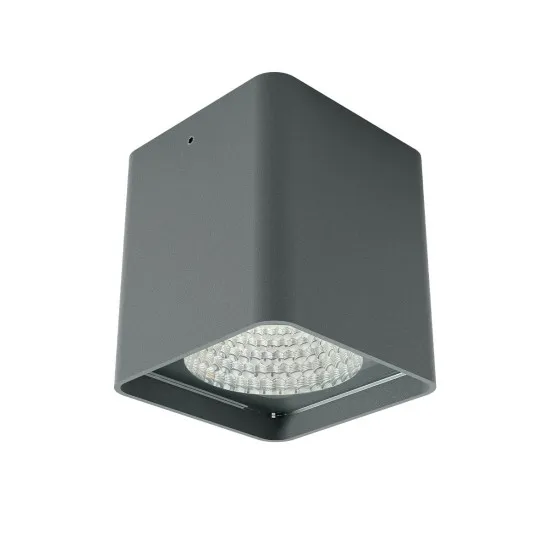 Redo Xia sötétszürke vízvédett LED kültéri mennyezeti lámpa (RED-91214) LED 1 izzós IP65