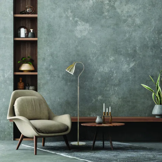 Searchlight Adjustable sárgaréz állólámpa (SL-5026AB) E27 1 izzós IP20