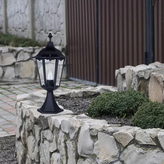 Searchlight Alex fekete kültéri állólámpa (SL-82503BK) E27 1 izzós IP44