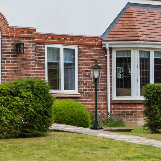 Searchlight Alex fekete kültéri állólámpa (SL-82504BK) E27 1 izzós IP44