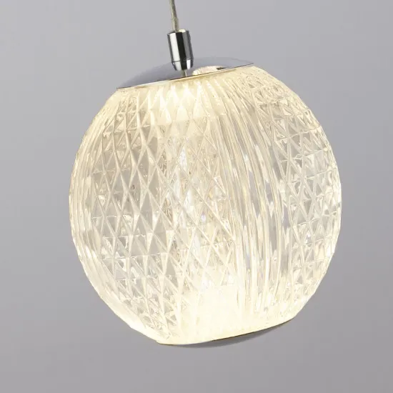 Searchlight Allure króm LED függesztett lámpa (SL-51481-5CC) LED 5 izzós IP20