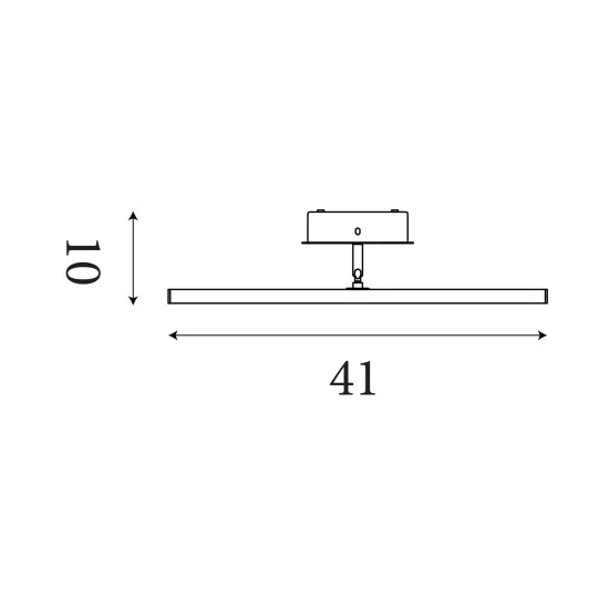 Searchlight Amalfi sárgaréz LED képvilágító (SL-68241-41SB) LED 1 izzós IP44