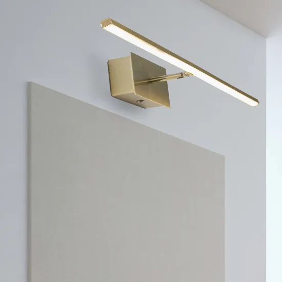 Searchlight Amalfi sárgaréz LED képvilágító (SL-68241-41SB) LED 1 izzós IP44