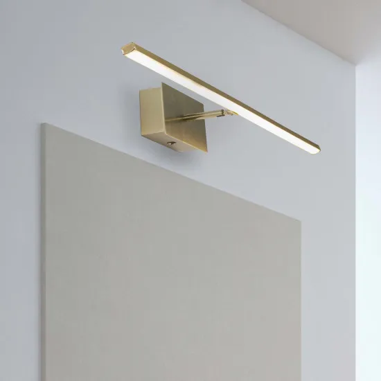 Searchlight Amalfi sárgaréz LED képvilágító (SL-68241-61SB) LED 1 izzós IP44