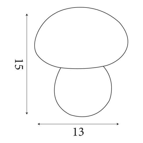 Searchlight Amelia narancs-fehér elemes LED asztali lámpa (SL-27027PI) LED 1 izzós IP20